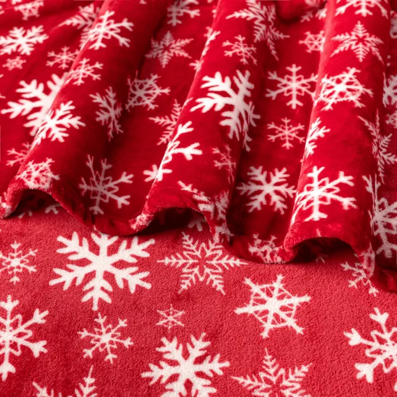 snowflake throw blanket wholesale