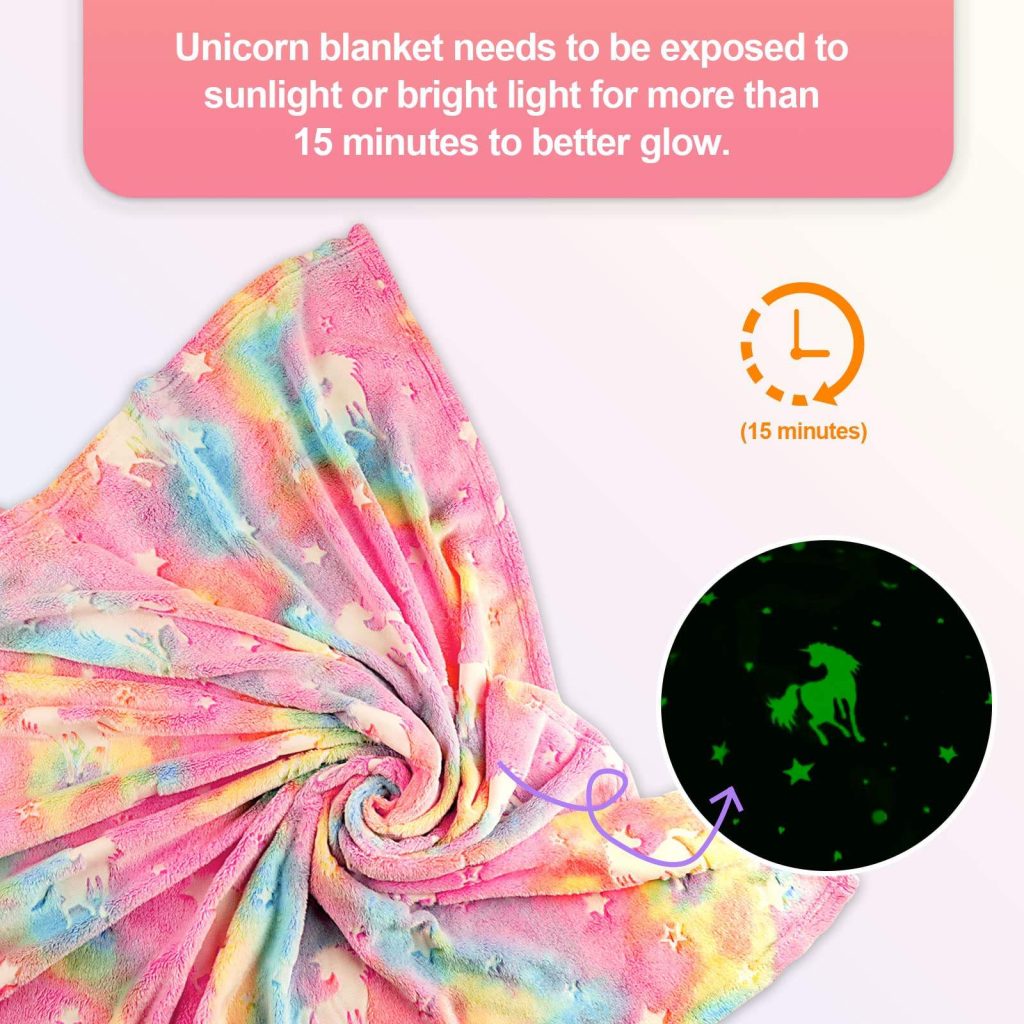 glow in the dark throw blanket