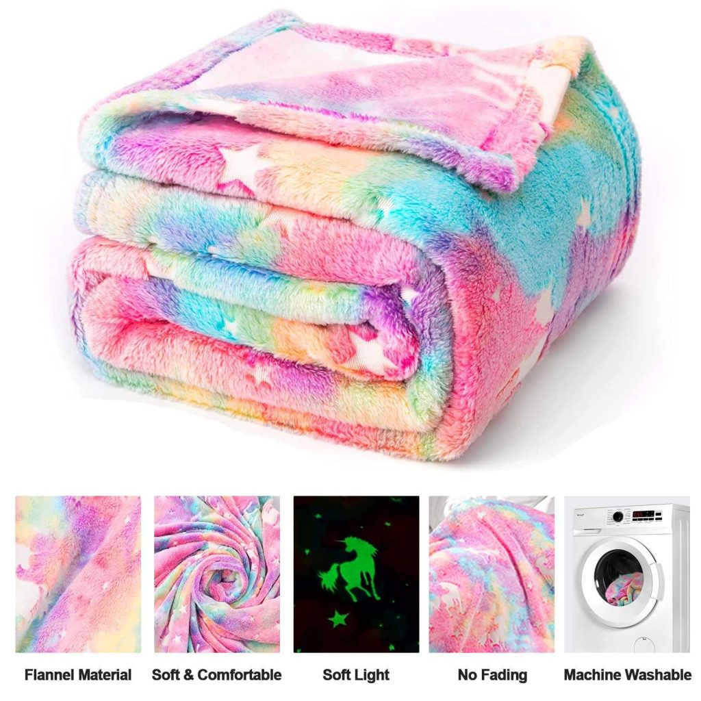 glow in the dark dinosaur blanket
