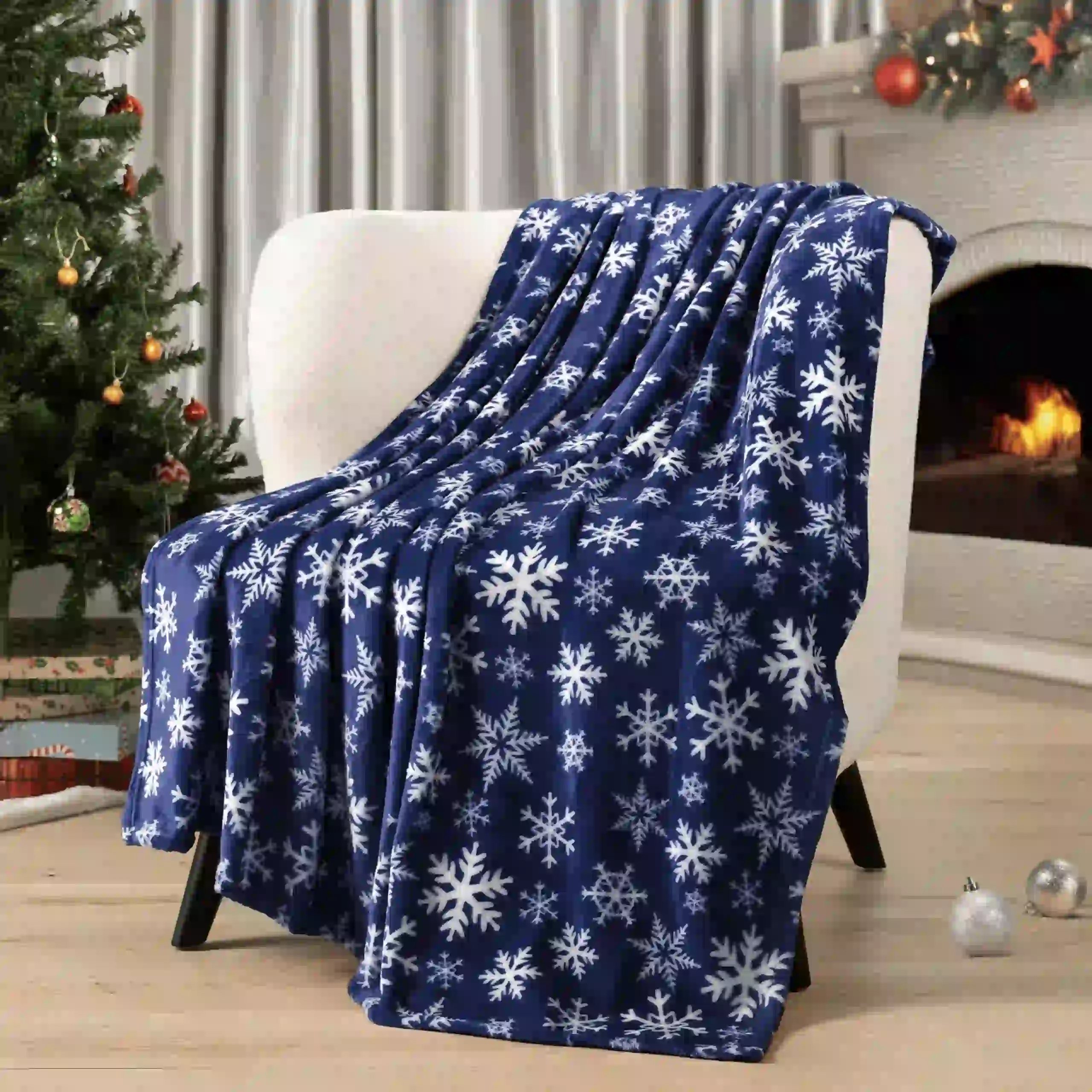 personalised christmas blanket